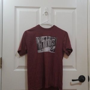Maroon Vans shirt